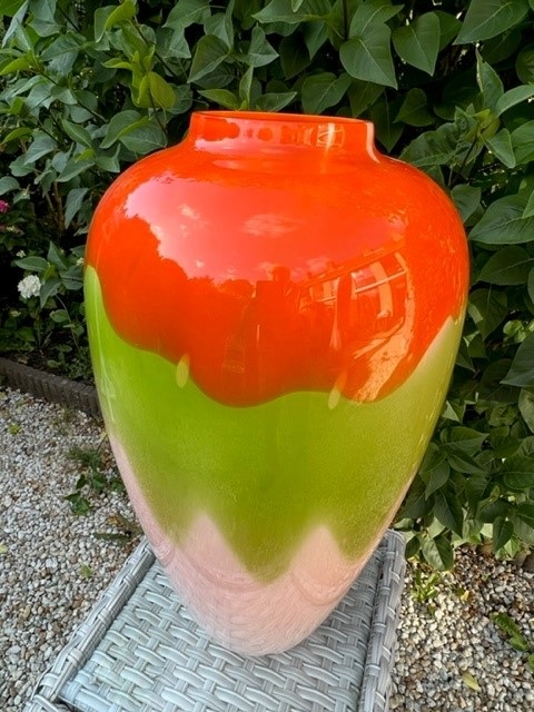 Cenedese vaasoranjegroenwit