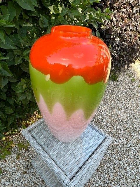 Cenedese vaasoranjegroenwit4